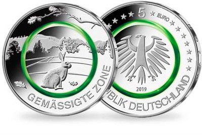 5-Euro-Gedenkmünze „Gemäßigte Zone“