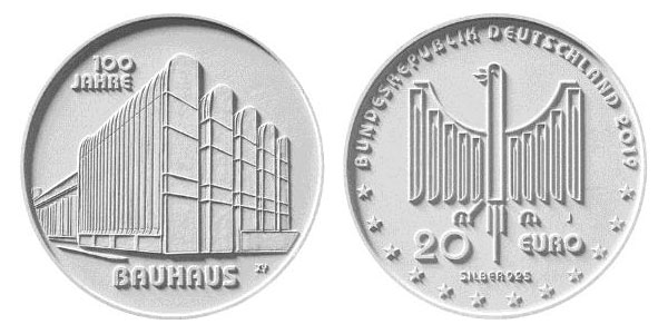 Münzwettbewerb zur Bauhaus-Silbermünze 20 Euro | MDM-Münzenblog