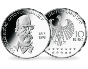 10-Euro-Gedenkmünze "200. Geburtstag Otto von Bismarck"