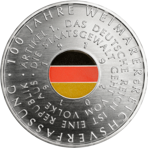20-Euro-Münze „100 Jahre Weimarer Reichsverfassung“ | MDM-Blog