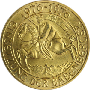 Babenberger-Goldmünze (Bildseite) | MDM-Münzenblog