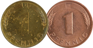 Münzensammeln: Proben und Verprägungen (Pfennig) | MDM-Münzenblog