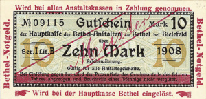 Bethel-Euro: 10 Bethel-Pfennig 1908 | MDM-Blog