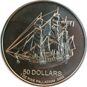 Palladium Münzen Bounty (Cook Islands) | MDM-Blog