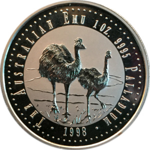 Palladium Münzen Emu Perth Mint | MDM-Blog