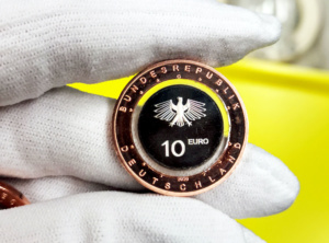10-Euro-Münze "An Land" angeprägt, Wertseite Stempelglanz | MDM-Blog