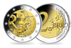 Münzneuheiten aus aller Welt, 2-Euro-Gedenkmünze "Charles de Gaulle" | MDM-Blog
